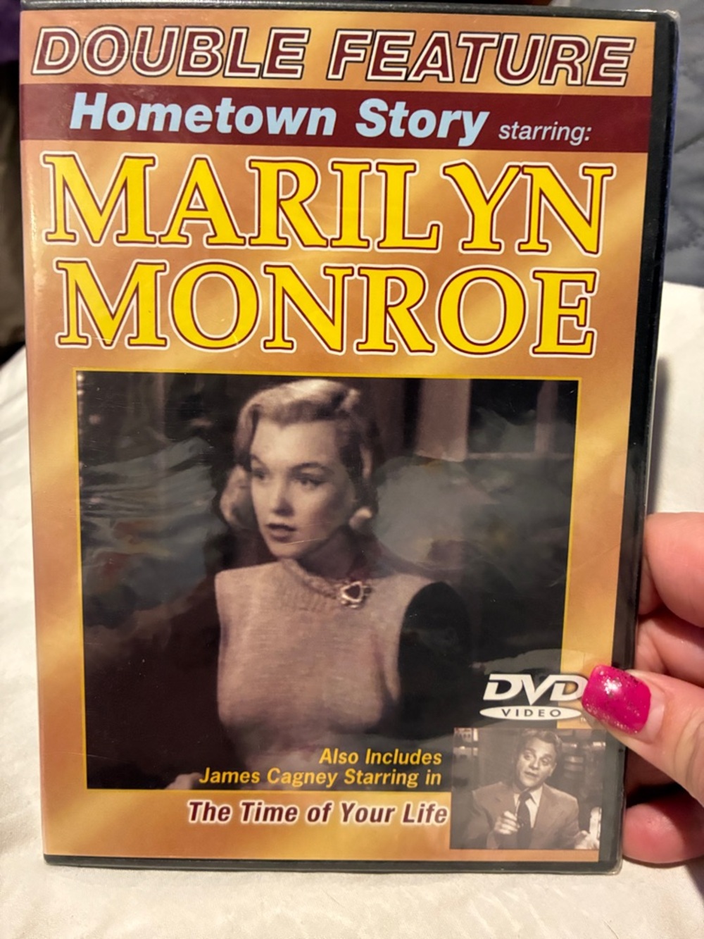 Marilyn Monroe Double Feature DVD - Gold Cover